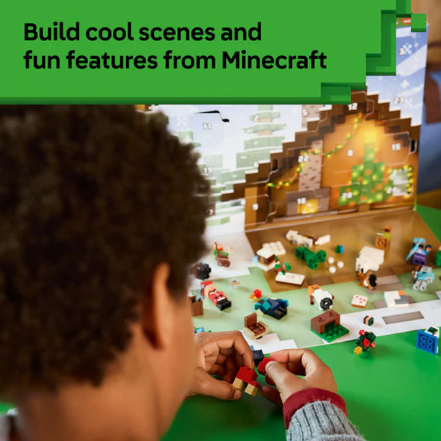 LEGO® Minecraft® Advent Calendar 2025, Christmas Gamer Gifts for Kids 21280