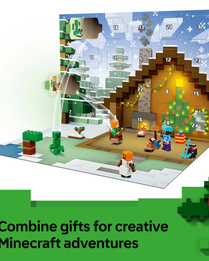 LEGO® Minecraft® Advent Calendar 2025, Christmas Gamer Gifts for Kids 21280
