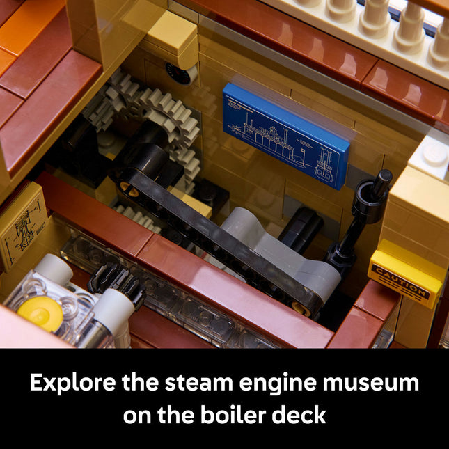 LEGO® Ideas River Steamboat, Nautical Decor for the Home 21356
