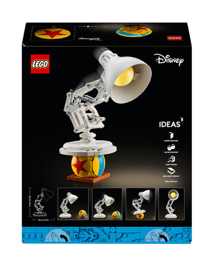 LEGO® Ideas | Disney Pixar Luxo Jr. Buildable Display Model 21357