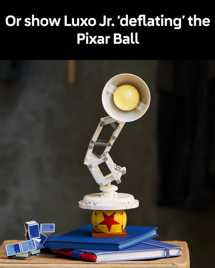 LEGO® Ideas | Disney Pixar Luxo Jr. Buildable Display Model 21357