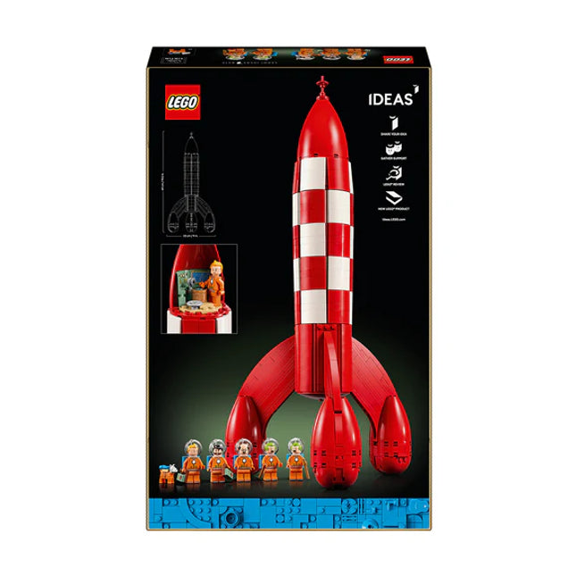 LEGO® Ideas Tintin® Moon Rocket Building Kit for Adults 21367