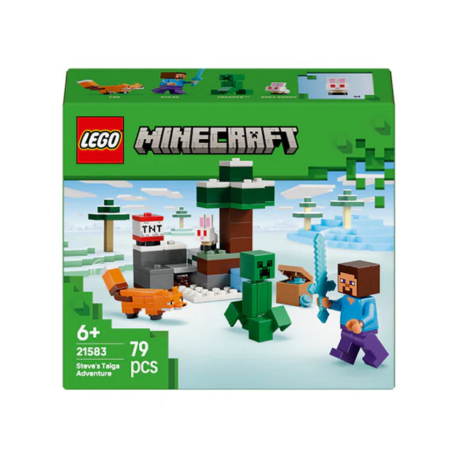 LEGO® Minecraft® Steve’s Taiga Adventure Gamer Gift 21583