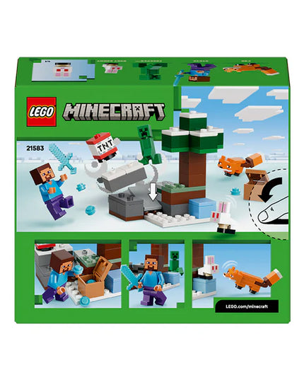 LEGO® Minecraft® Steve’s Taiga Adventure Gamer Gift 21583