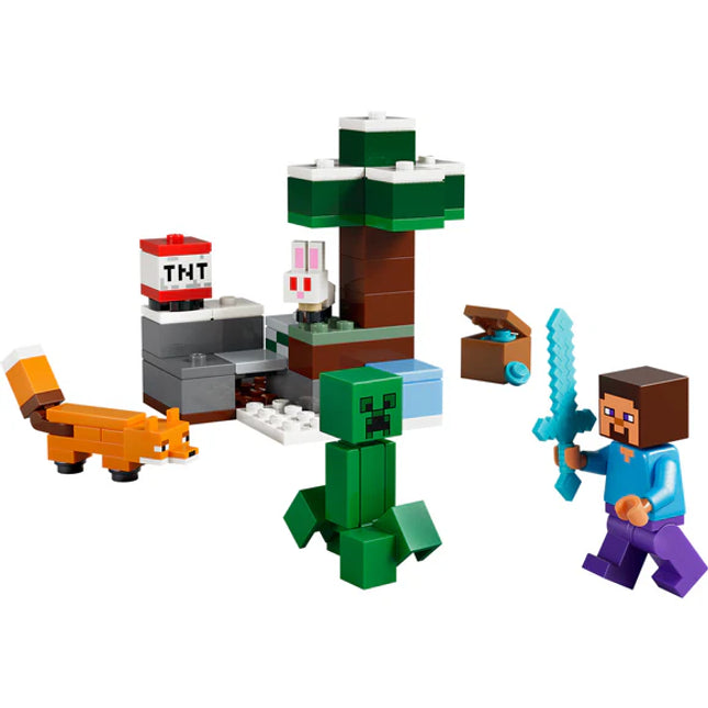 LEGO® Minecraft® Steve’s Taiga Adventure Gamer Gift 21583