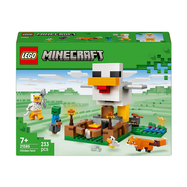 LEGO® Minecraft® Chicken Farm - Gaming Building Toy 21585