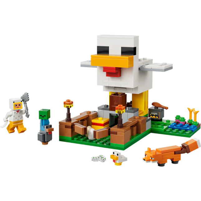LEGO® Minecraft® Chicken Farm - Gaming Building Toy 21585