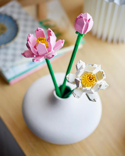 LEGO® Lotus Flowers Desk Decoration Set 40647