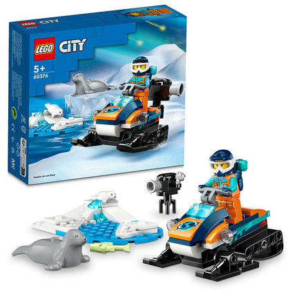 LEGO® City Arctic Explorer Snowmobile Building Toy Set 60376