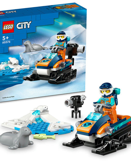 LEGO® City Arctic Explorer Snowmobile Building Toy Set 60376