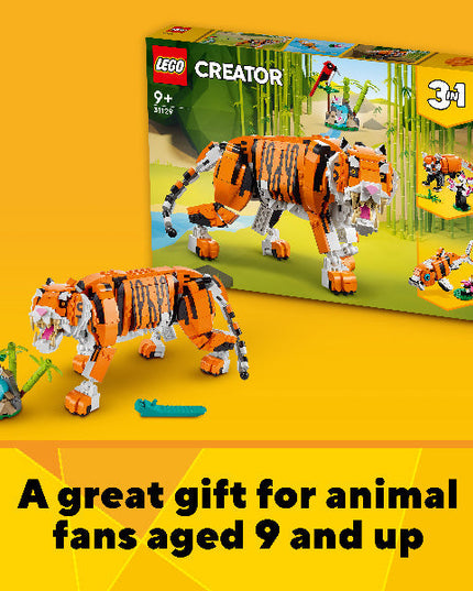 LEGO® Creator 3in1 Majestic Tiger Building Kit 31129
