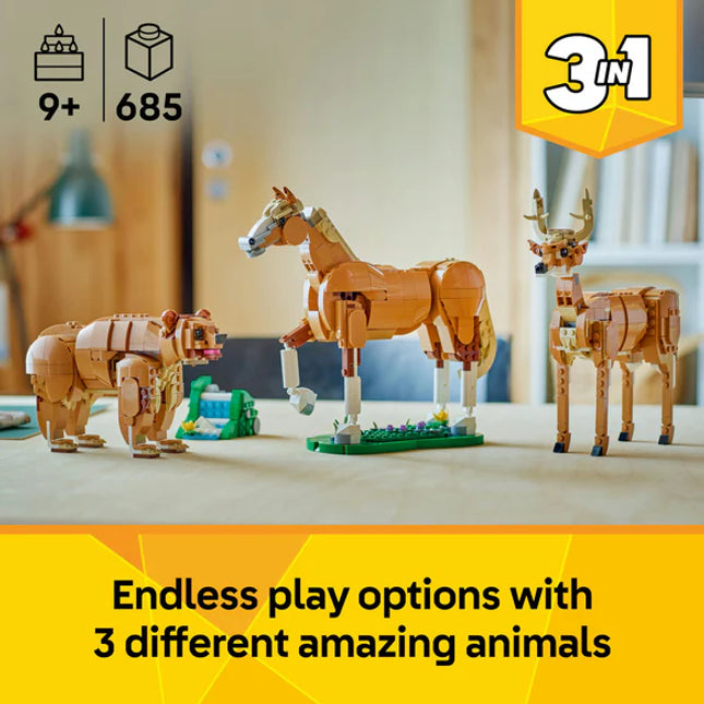 LEGO® Creator 3in1 Beautiful Horse Toy Animal Building Set 31166