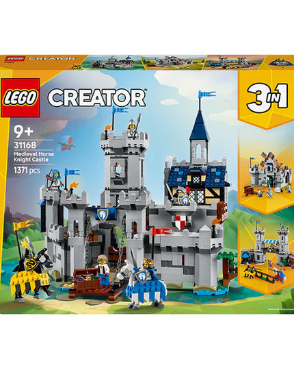 LEGO® Creator 3in1 Medieval Horse Knight Castle Playset Building Toy 31168