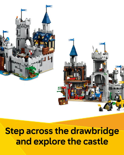 LEGO® Creator 3in1 Medieval Horse Knight Castle Playset Building Toy 31168
