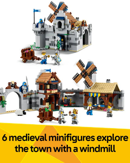 LEGO® Creator 3in1 Medieval Horse Knight Castle Playset Building Toy 31168