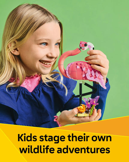 LEGO® Creator 3in1 Wild Animals: Pink Flamingo Animal Toy Playset 31170