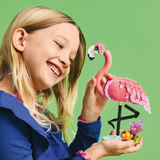 LEGO® Creator 3in1 Wild Animals: Pink Flamingo Animal Toy Playset 31170