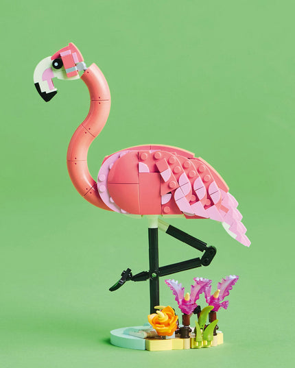LEGO® Creator 3in1 Wild Animals: Pink Flamingo Animal Toy Playset 31170
