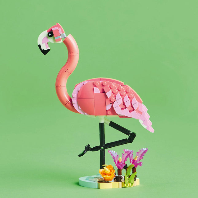 LEGO® Creator 3in1 Wild Animals: Pink Flamingo Animal Toy Playset 31170