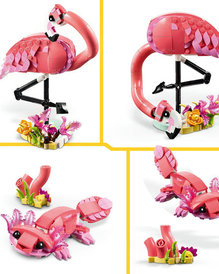 LEGO® Creator 3in1 Wild Animals: Pink Flamingo Animal Toy Playset 31170