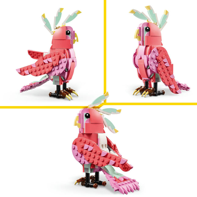 LEGO® Creator 3in1 Wild Animals: Pink Flamingo Animal Toy Playset 31170