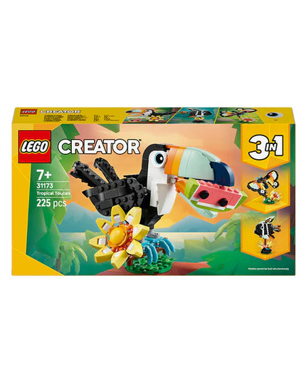 LEGO® Creator 3in1 Wild Animals: Tropical Toucan Figure Playset 31173