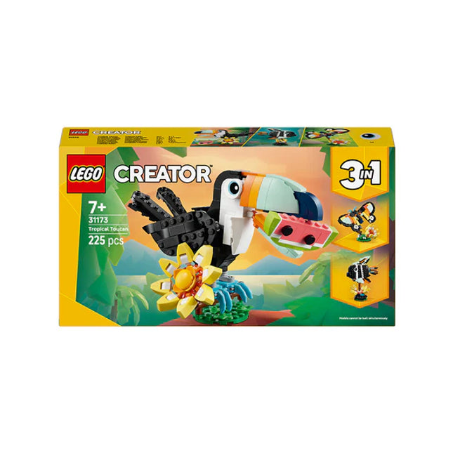 LEGO® Creator 3in1 Wild Animals: Tropical Toucan Figure Playset 31173
