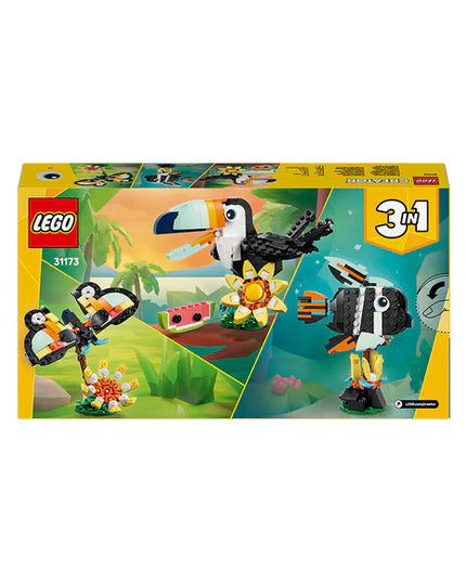 LEGO® Creator 3in1 Wild Animals: Tropical Toucan Figure Playset 31173