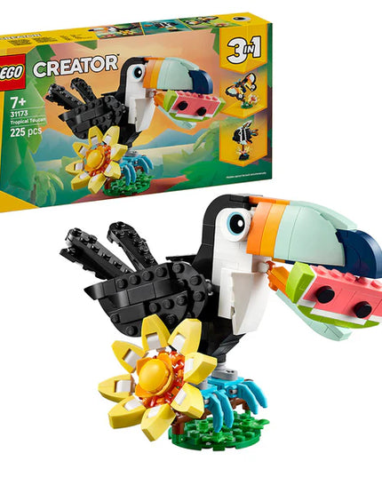 LEGO® Creator 3in1 Wild Animals: Tropical Toucan Figure Playset 31173