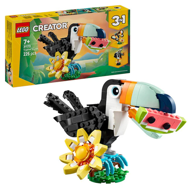 LEGO® Creator 3in1 Wild Animals: Tropical Toucan Figure Playset 31173