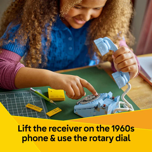 LEGO® Creator 3in1 Retro Telephone Nostalgic and Vintage Toy Phones 31174