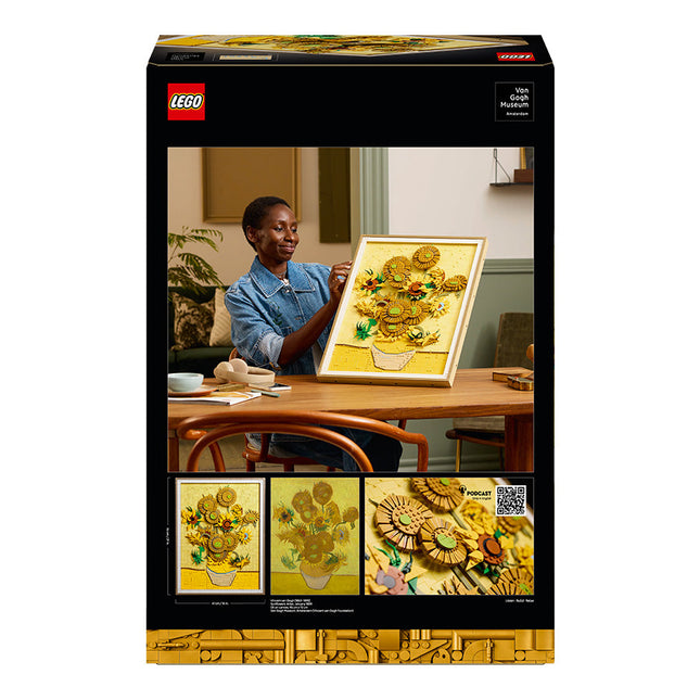LEGO® Art Vincent van Gogh – Sunflowers Wall Artwork Building Set 31215