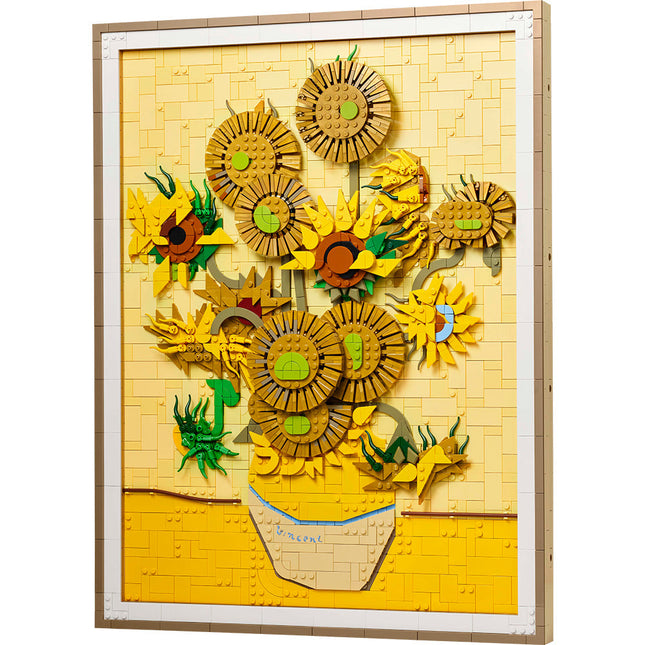 LEGO® Art Vincent van Gogh – Sunflowers Wall Artwork Building Set 31215