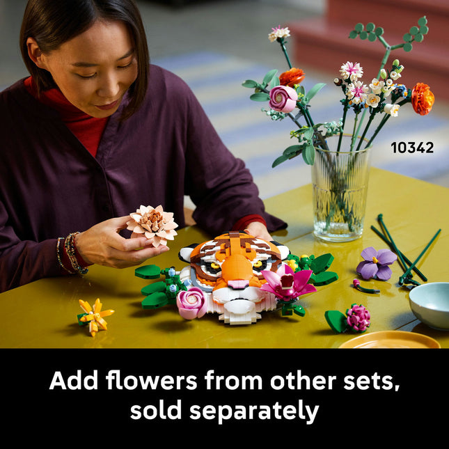 LEGO® Art The Fauna Collection – Tiger, Housewarming Gift for a New Home 31217
