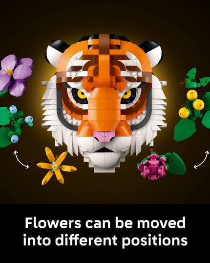 LEGO® Art The Fauna Collection – Tiger, Housewarming Gift for a New Home 31217