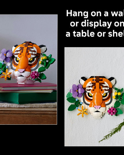 LEGO® Art The Fauna Collection – Tiger, Housewarming Gift for a New Home 31217