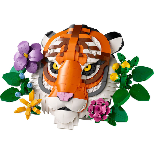 LEGO® Art The Fauna Collection – Tiger, Housewarming Gift for a New Home 31217