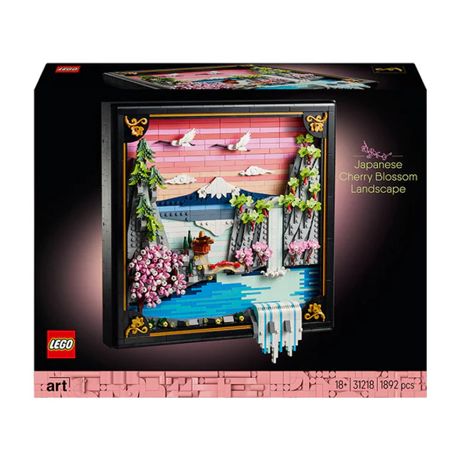 LEGO® Art Japanese Cherry Blossom Landscape Wall Art 31218