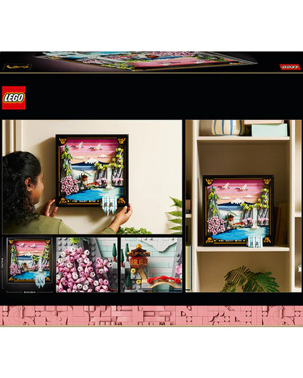 LEGO® Art Japanese Cherry Blossom Landscape Wall Art 31218