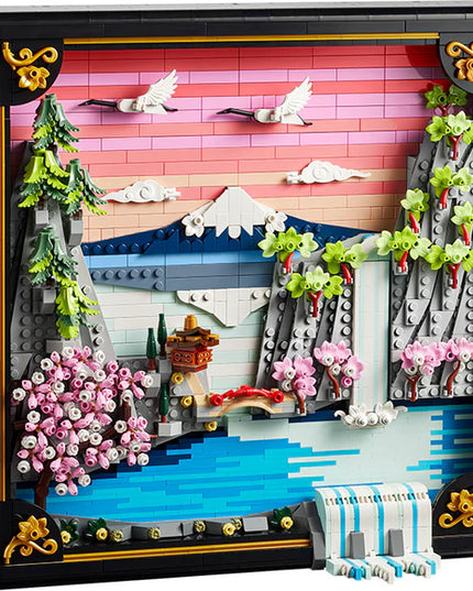 LEGO® Art Japanese Cherry Blossom Landscape Wall Art 31218