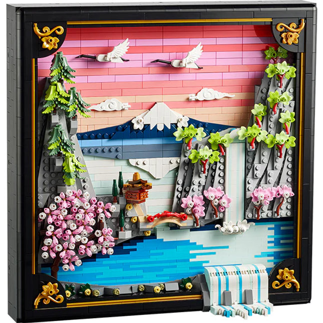 LEGO® Art Japanese Cherry Blossom Landscape Wall Art 31218