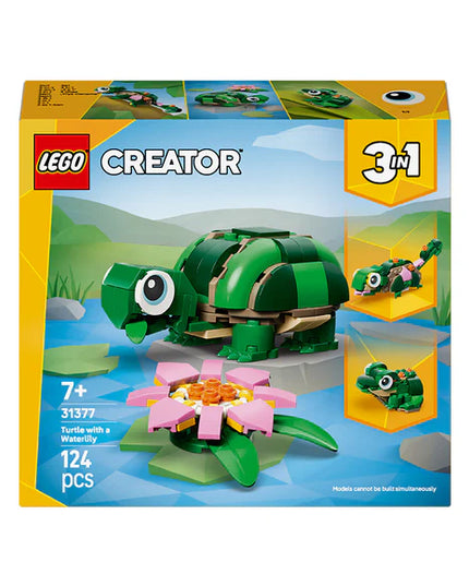LEGO® Creator 3 in 1 Turtle with a Water Lily Flower 31377