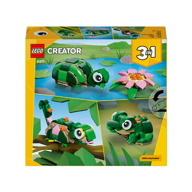LEGO® Creator 3 in 1 Turtle with a Water Lily Flower 31377