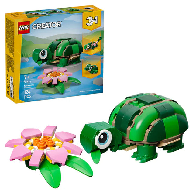 LEGO® Creator 3 in 1 Turtle with a Water Lily Flower 31377