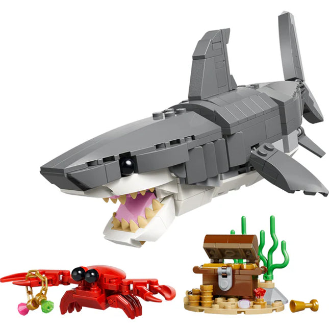 LEGO® Creator Fierce Shark with a Treasure Chest Toy 31381