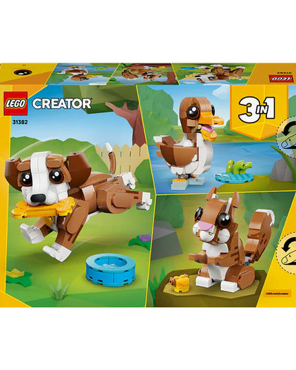 LEGO® Creator 3 in 1 Cute Animals: Playful Puppy Dog 31382