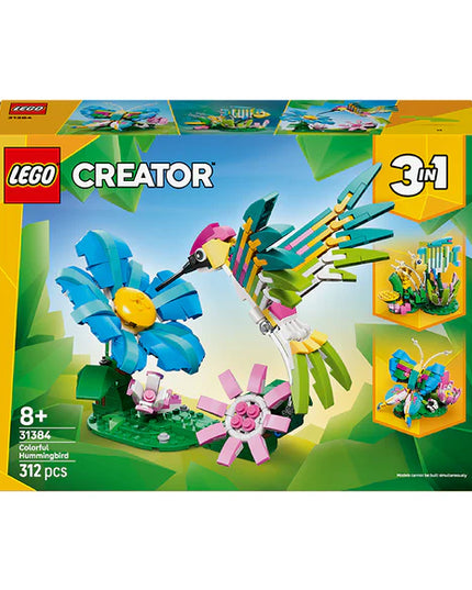 LEGO® Creator 3 in1 Wild Animals: Colourful Hummingbird Decor 31384