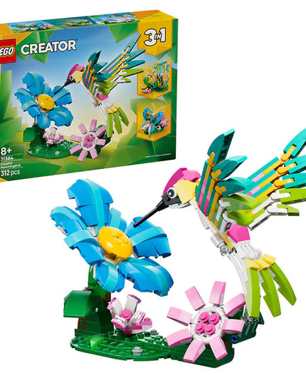 LEGO® Creator 3 in1 Wild Animals: Colourful Hummingbird Decor 31384
