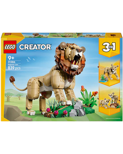 LEGO® Creator 3 in 1 Wild Animals: Majestic Lion Toy 31386