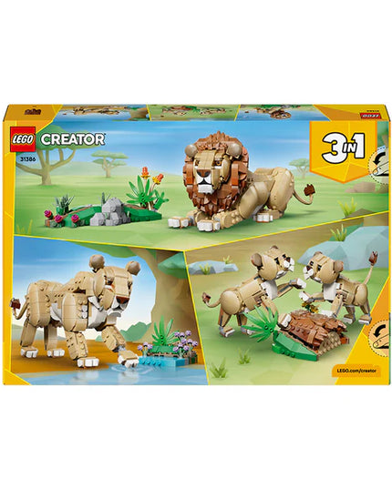 LEGO® Creator 3 in 1 Wild Animals: Majestic Lion Toy 31386
